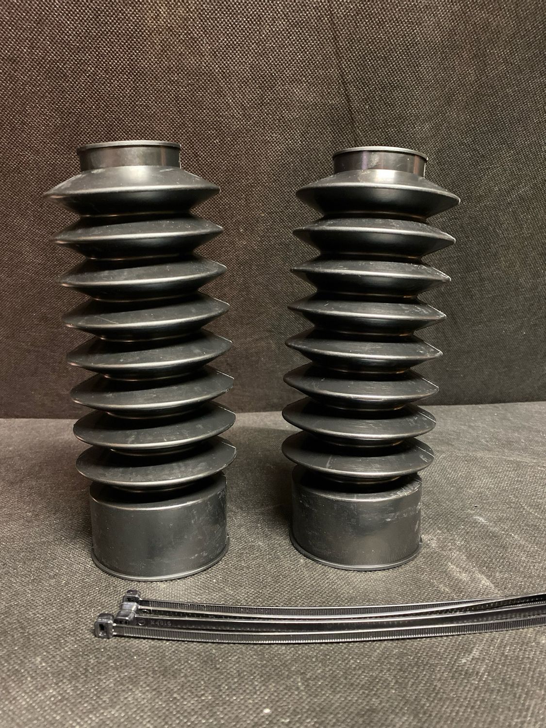 Rubber fork boots for 41mm 9&quot; extended 2&quot; compressed 