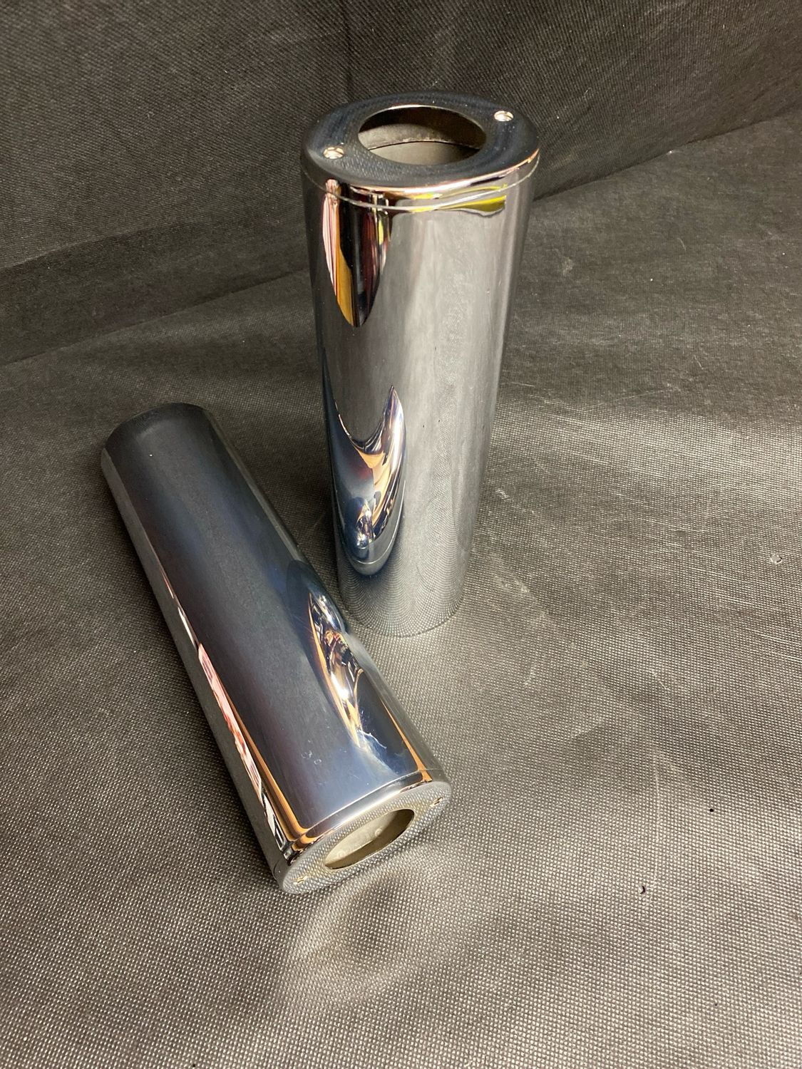 Upper fork slider covers 86-17 softail, 86-13, Touring +4&quot; over stock size