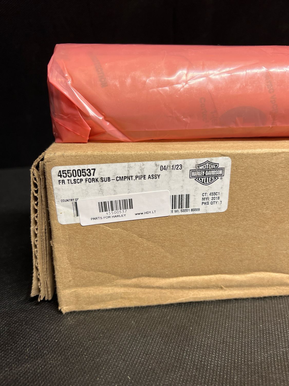 #OEM 45500537 M8 CVO fork tube for FLTRXSE Road Glide model 49mm