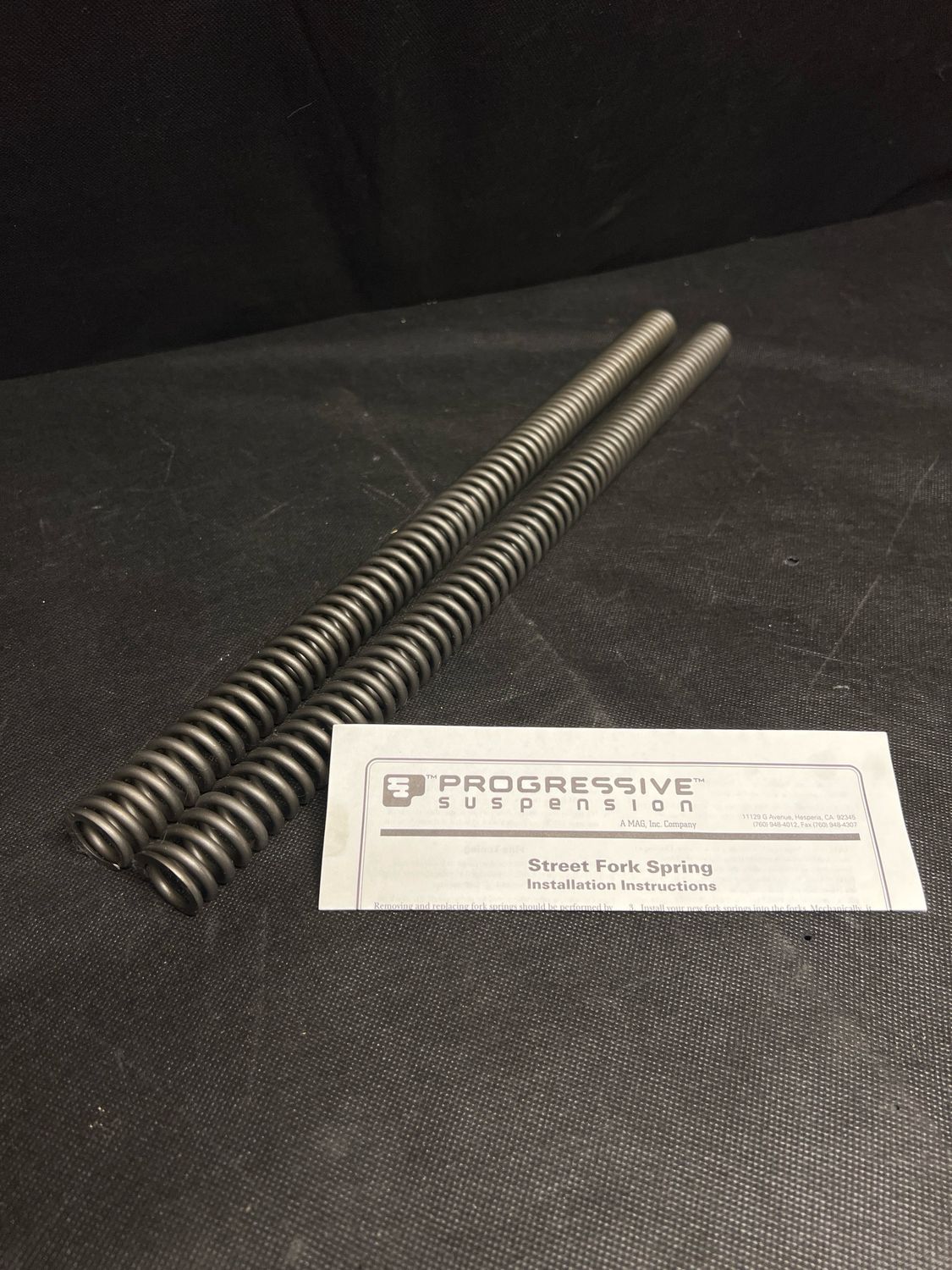 Progressive front fork springs for 39mm tubes  XL883/1200 &amp; FXD/C 