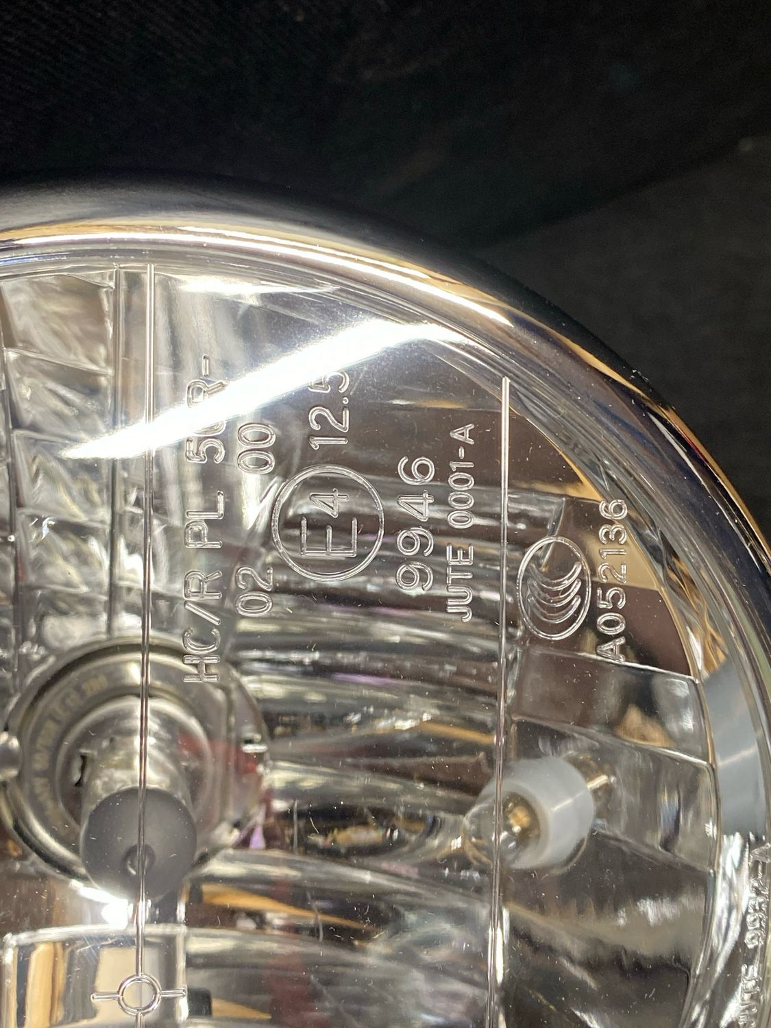 6,5&quot; Springer style headlight with Euro4 standart, chrome