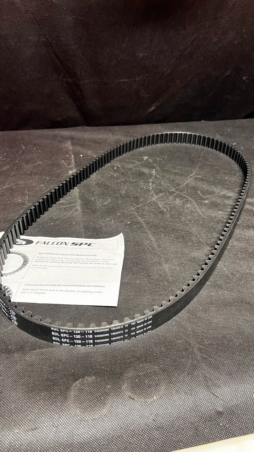 #OEM 40048-07 (1-1/8) 130T 07-17 Dyna, Carbon Fiber reinforced