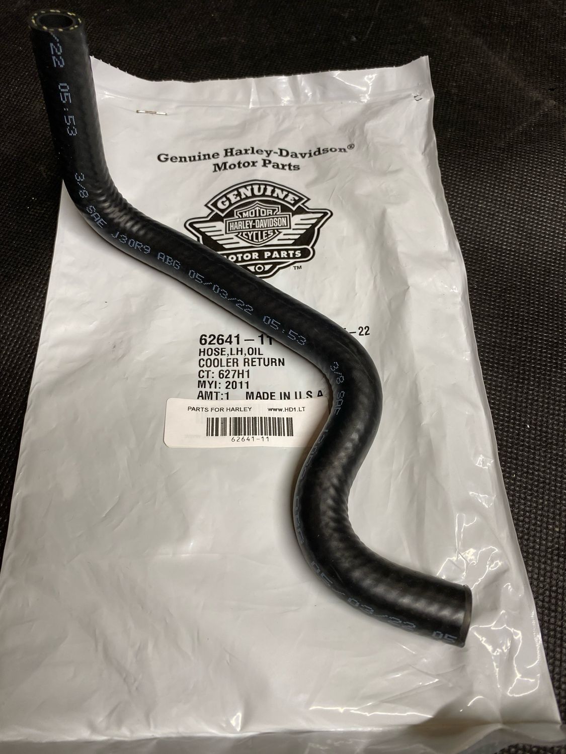 #OEM 62641-11 HOSE, LH, OIL COOLER RETURN