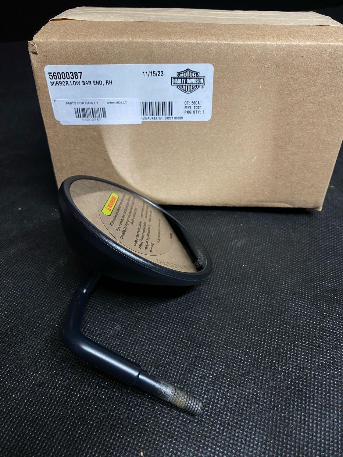#OEM 56000387 Geniune Low bar End R- Side Mirror