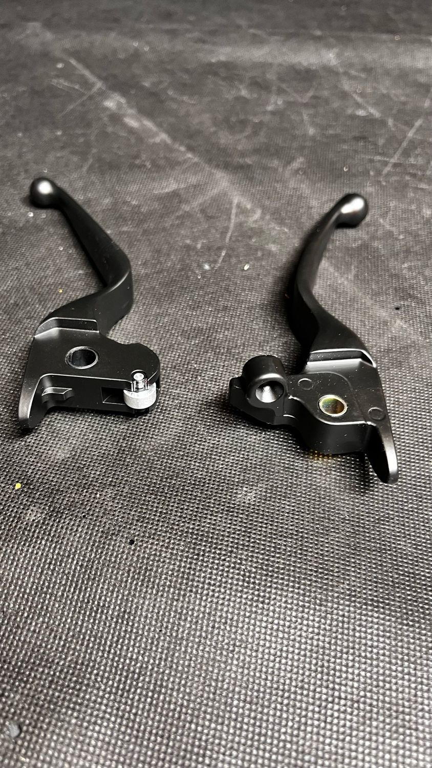 Ergonomic Quality Hand Control Replacement Levers Smooth Black for Hydraulic Clutch