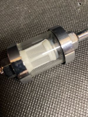 Fuel Filter for 5/16" Line Chrome