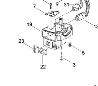 Harley-Davidson ® KNOB SWITCH SET/RES 71825-96A (No. 23)