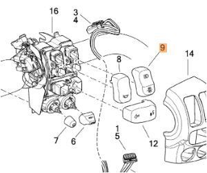 #OEM 70917-04 Tank mounting bracket cover
