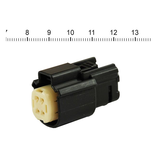 Molex MX-150 connector. Black