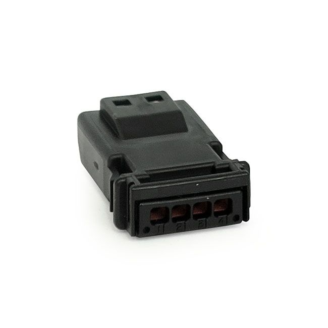 Deutsch MX-1900 connector. Black, receptacle, 4-pins