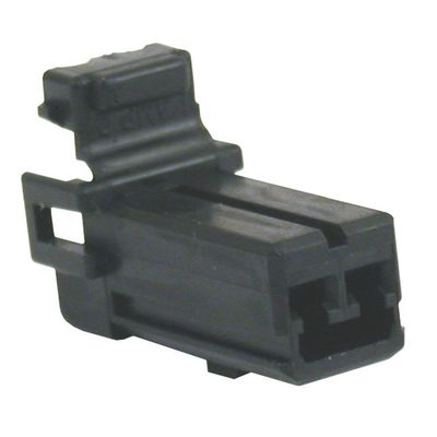 AMP Multilock connector. Black, plug, 2-pins