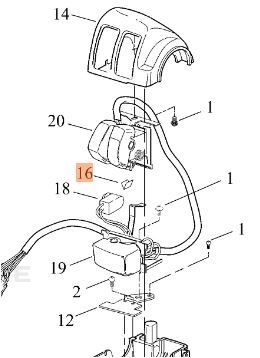 Harley-Davidson Handlebar Control V-Clip