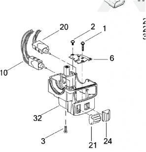 Harley-Davidson SWITCH, KNOB, CRUISE ON/OFF 71828-02 (No. 24)