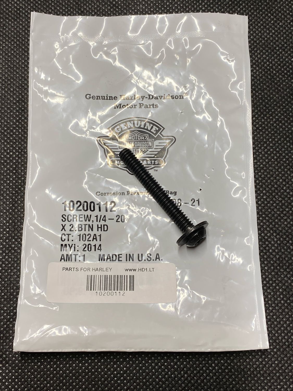#OEM 10200112 1/4-20 X 2 Torx Drive Button Head Screw