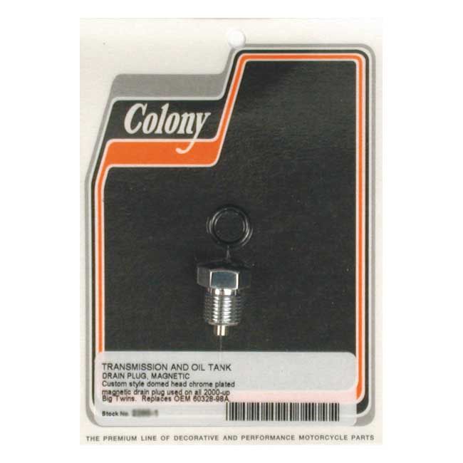 #OEM 60328-98B Colony, oil drain plug. Magnetic 
