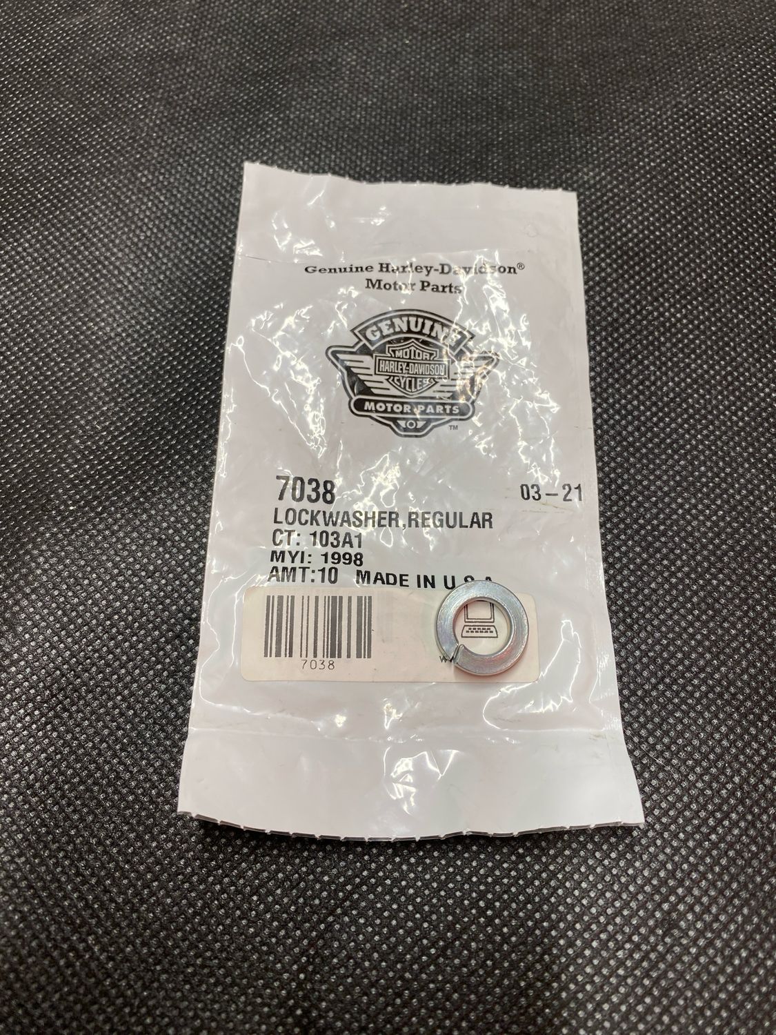 #OEM 7038 Lockwasher,Regular 