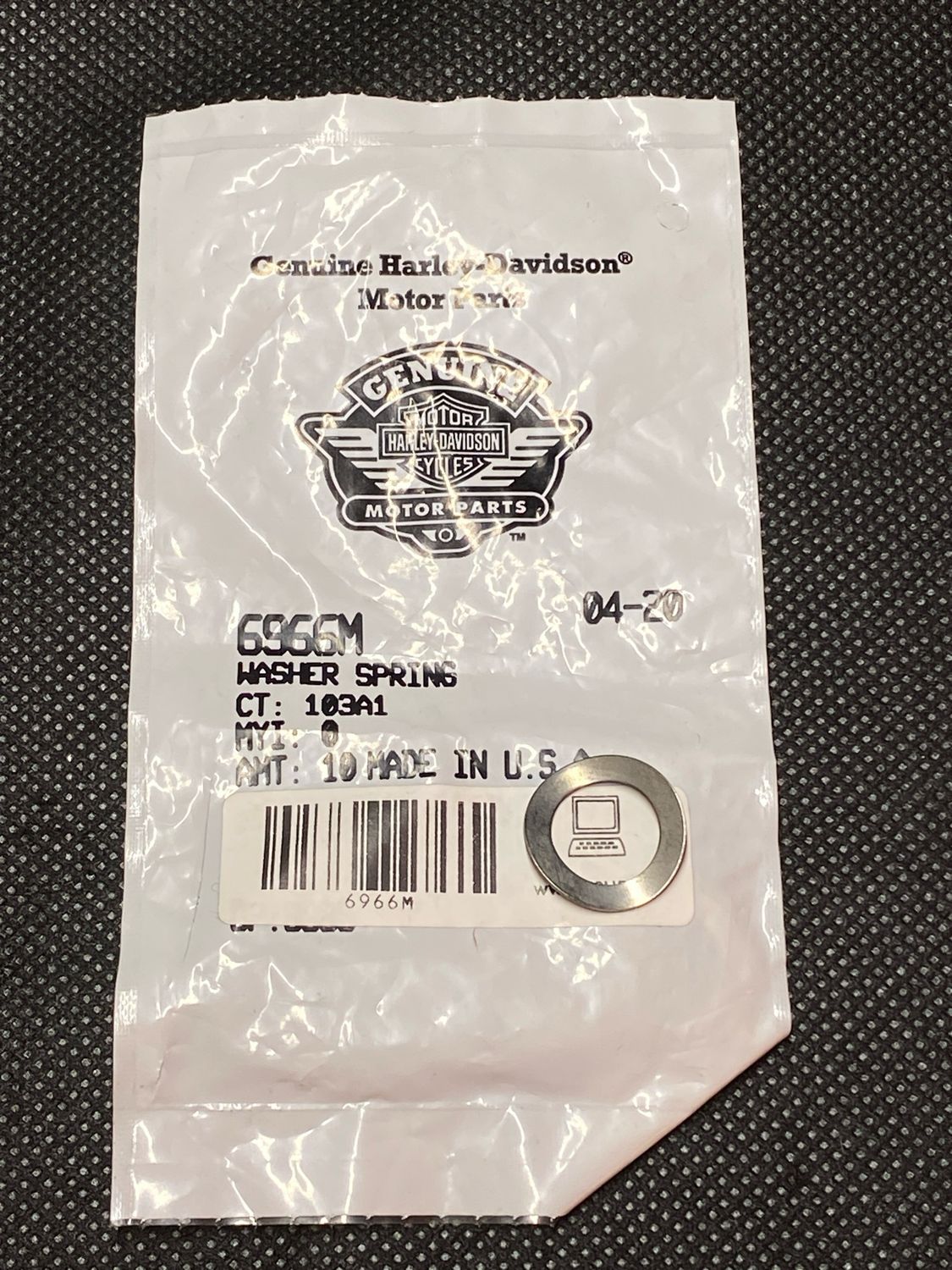 #OEM 6966M Washer Spring