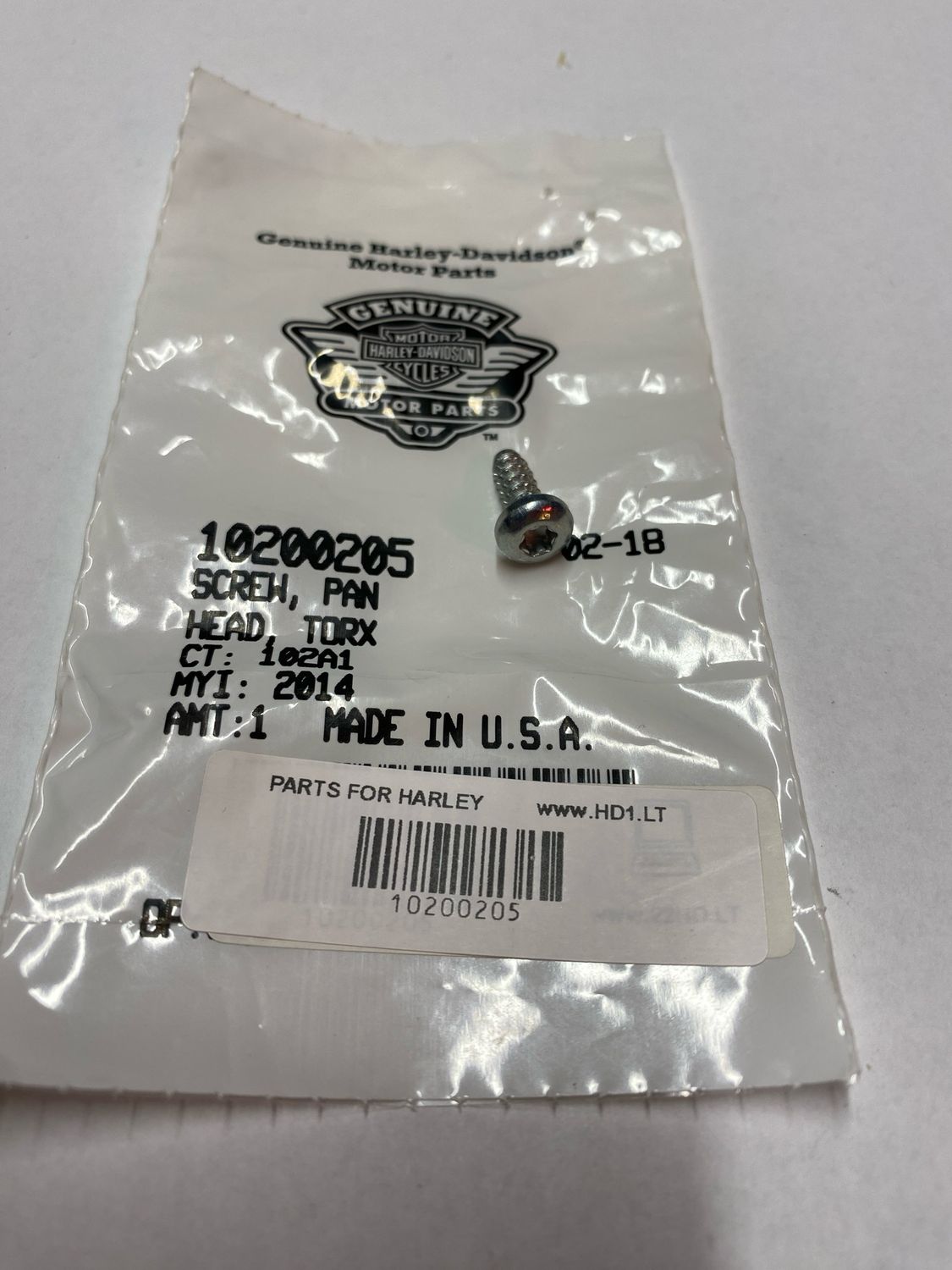 #OEM 10200205 Screw No.10 X 1/2&quot; Torx Pan Head