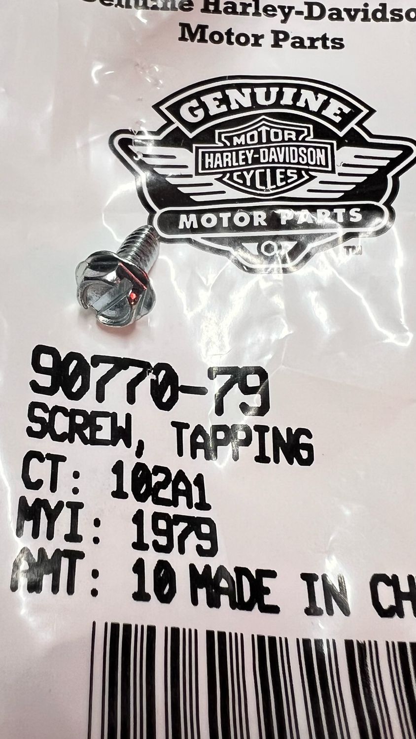 #OEM 90770-79 Screw No. 8-32 x 3/8&quot; UNC Phillips Pan Head Self-Tapping
