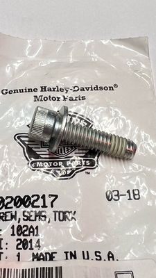 #OEM 10200217 Screw 5/16-18 x 1-1/4 Torx Sems with Lockpatch Zinc