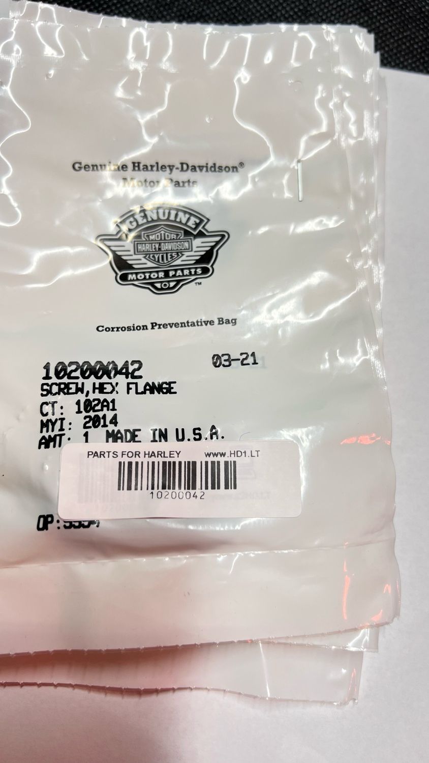 #OEM 10200042 Screw,Hex Flange