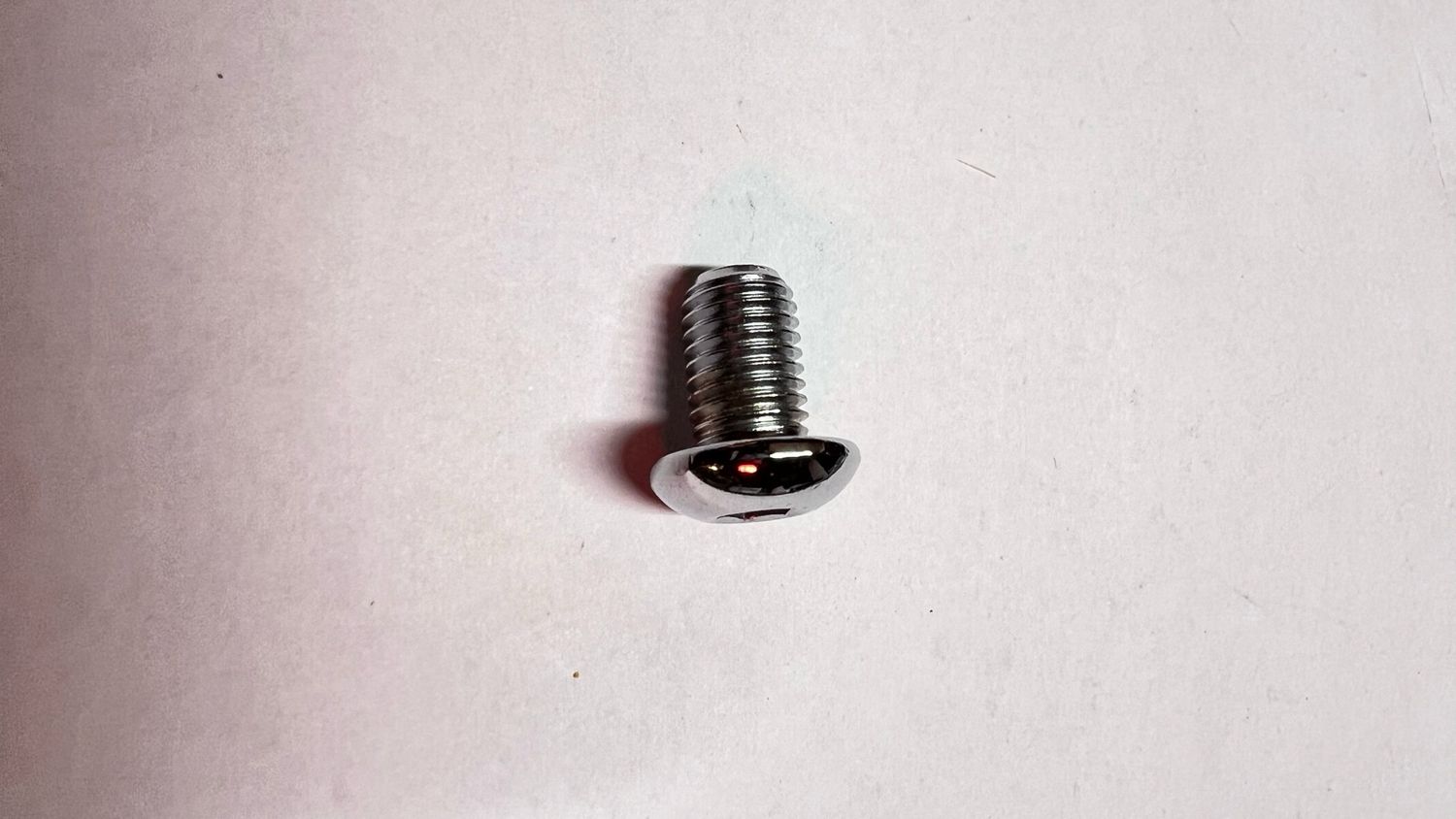 5/16-24 X 1/2 INCH BUTTONHEAD BOLT CHR.