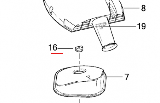 #OEM 29522-01 Harley-Davidson NUT, WING 29522-01