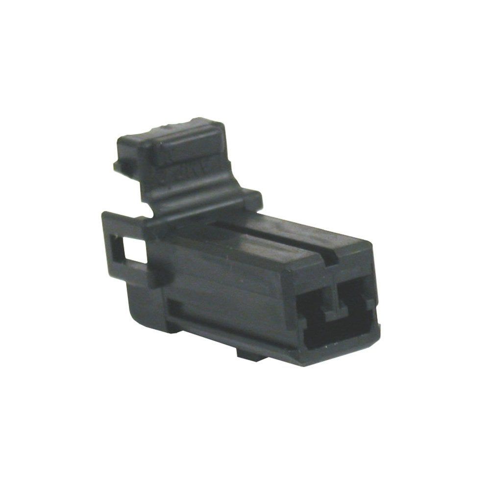 AMP Multilock connector. Black, receptacle, 2-pins
