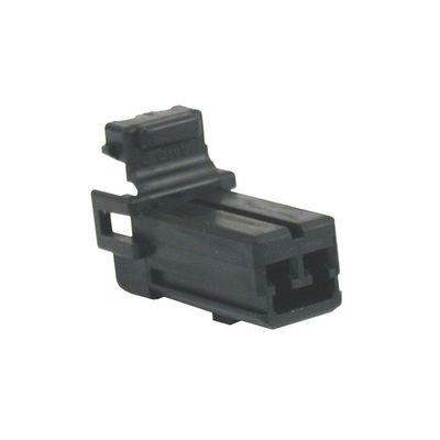 AMP Multilock connector. Black, receptacle, 2-pins