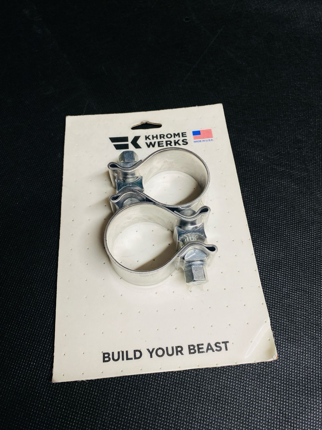 Muffler Clamps 1.25&quot; Stainless Steel 1.75&quot; Pipes Replacement OEM 65296-95a