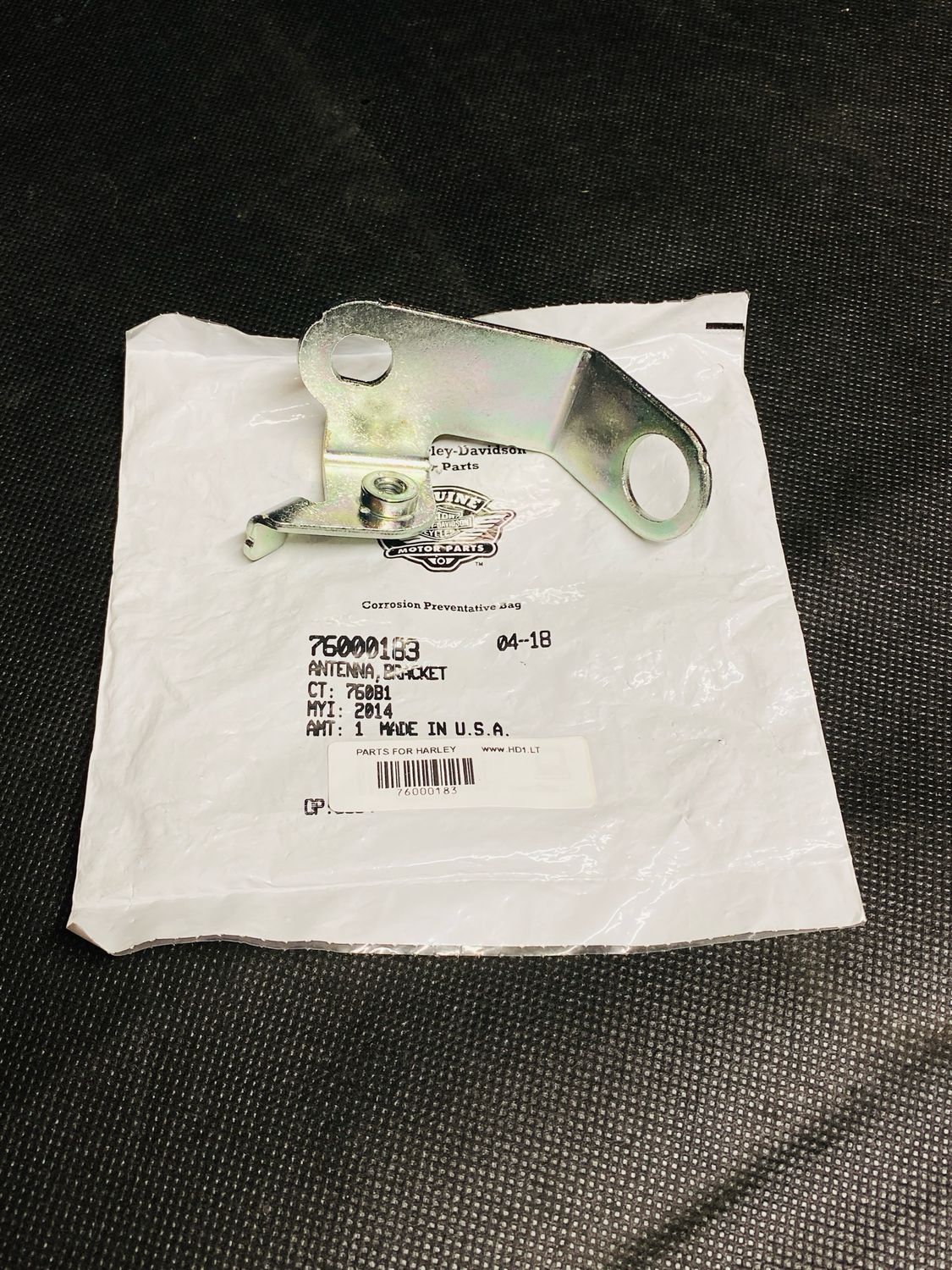 #OEM 76000183 16-23 Harley Touring Antenna Bracket 