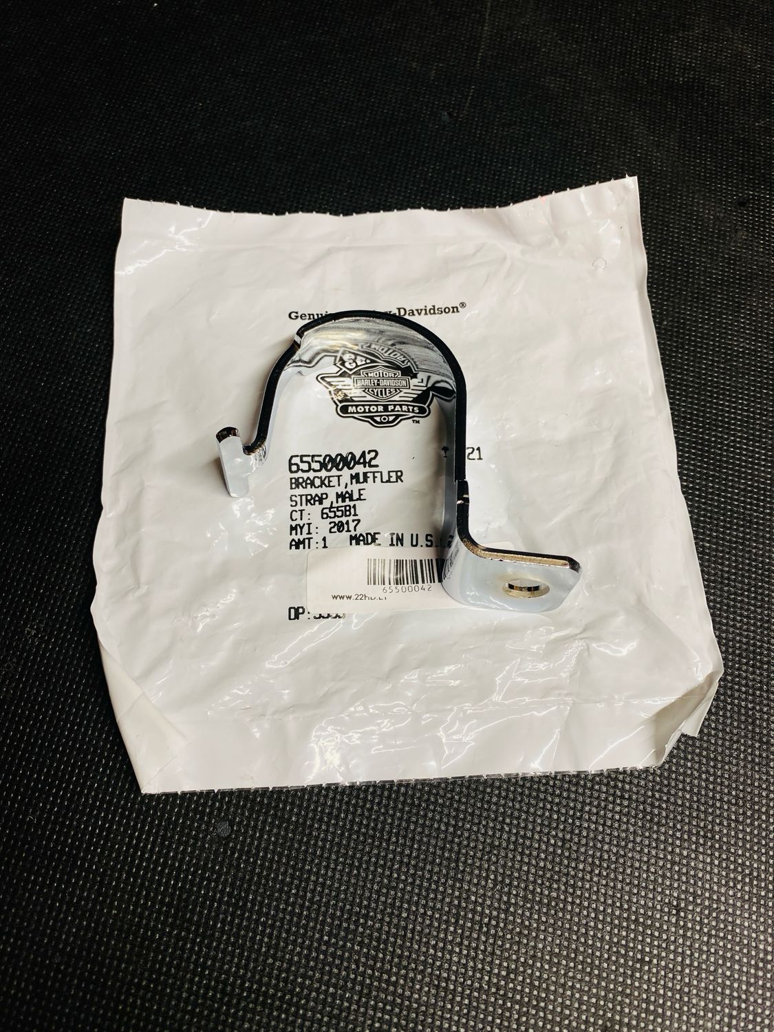 #OEM 65500042 Touring Exhaust Strap For Harley 17-23 Models