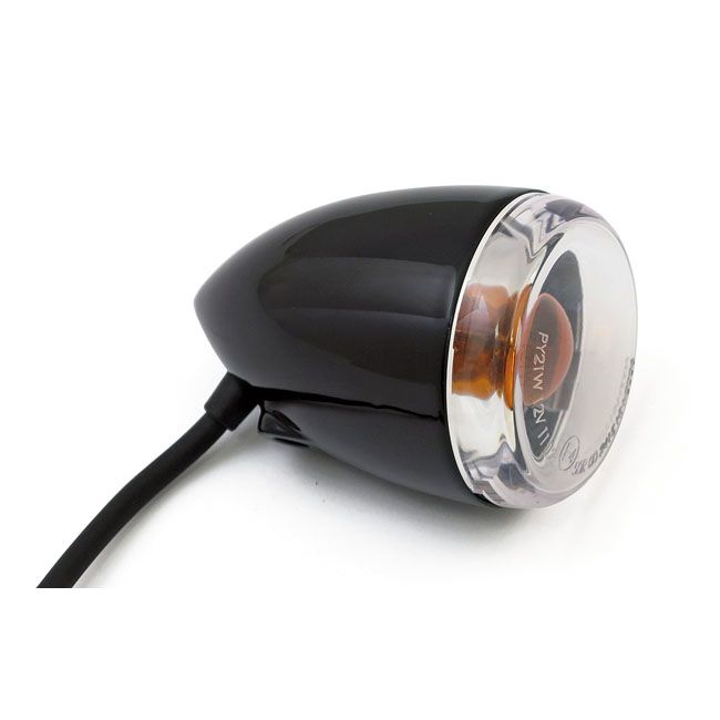 #OEM 68886-00, 68975-00 Universal Harley Turn Signal Shinny Black