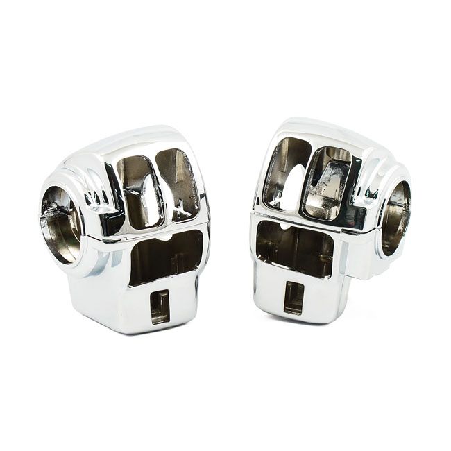 Fits 08-13  Harley Davidson Touring Switch housing Kit Chrome