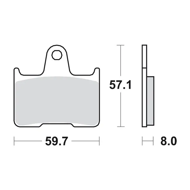 14-22 XL Sporster Models Rear ECE R 90 certified Sintered