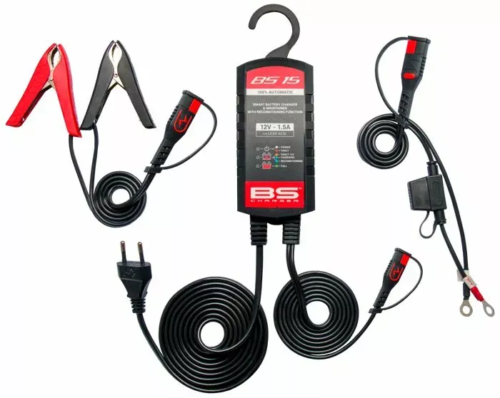 SMART BS15 Battery Charger Ideal Fro Harley Davidson, Manitainer Function Included