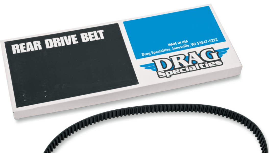07-17 FXD/FXDWG DYNA 130t REAR DRIVE BELT FOR HARLEY DAVIDSON / CARBON FIBER 30% LONGER LIFE