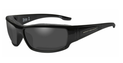 Harley-Davidson® Men's Drive 2 Gasket Sunglasses, Gray Lens / Black Frame
