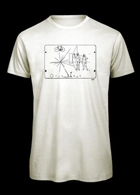 Pioneer Plaque | Men's Organic Cycling T-Shirt