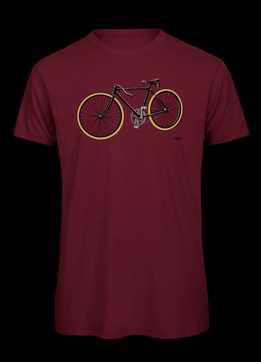 Retro Roadbike | Men's Organic Cycling T-Shirt