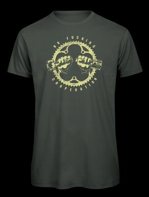 no f*cking cooperation| Men's Organic Cycling T-Shirt