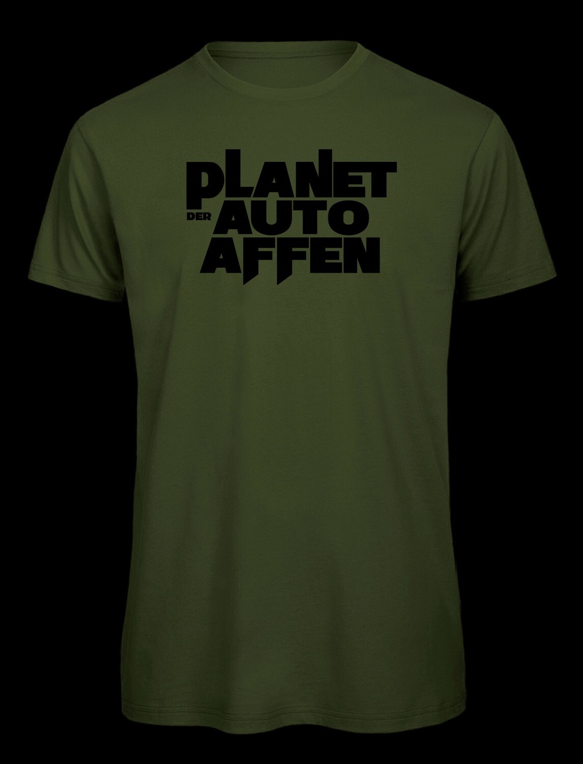 Planet der Autoaffen | Men's Organic Cycling T-Shirt, Farbe: khaki