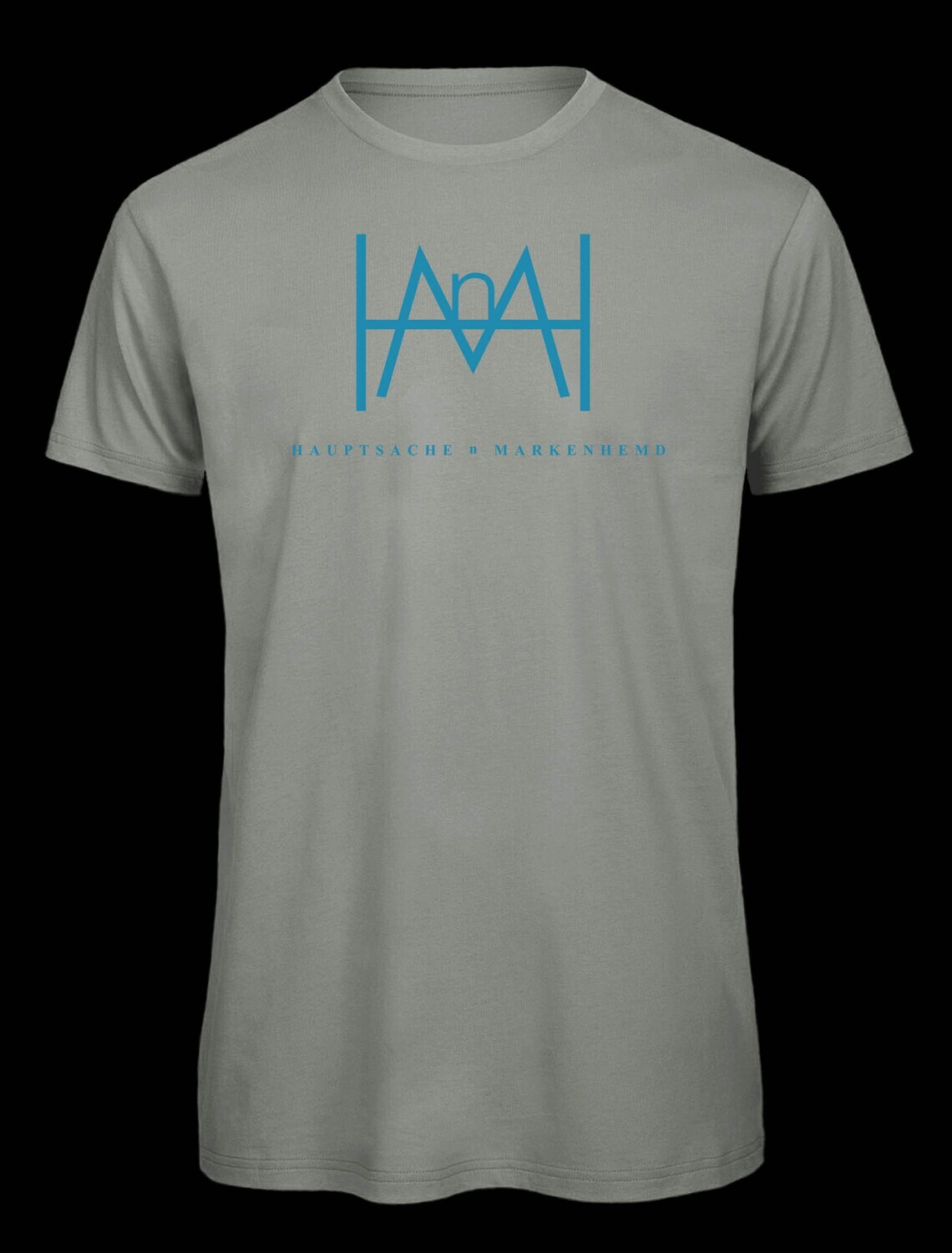 Hauptsache n Markenhemd | Men´s Organic Cotton T-Shirt, colour: light grey