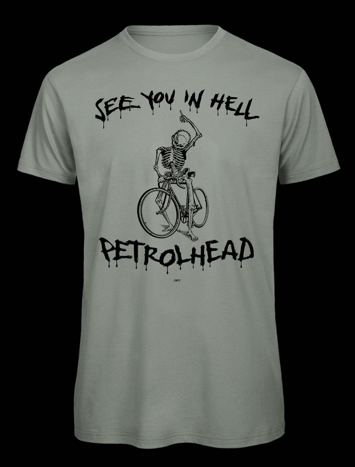 Hellboy | Men's Organic Cycling T-Shirt, Farbe: light grey