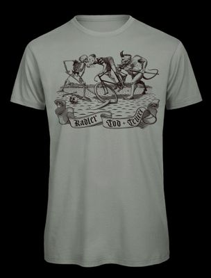 Radler Tod &amp; Teufel | Men's Organic Cycling T-Shirt
