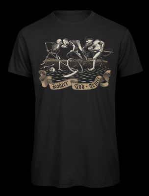 Radler Tod &amp; Teufel - black | Men's Organic Cycling T-Shirt