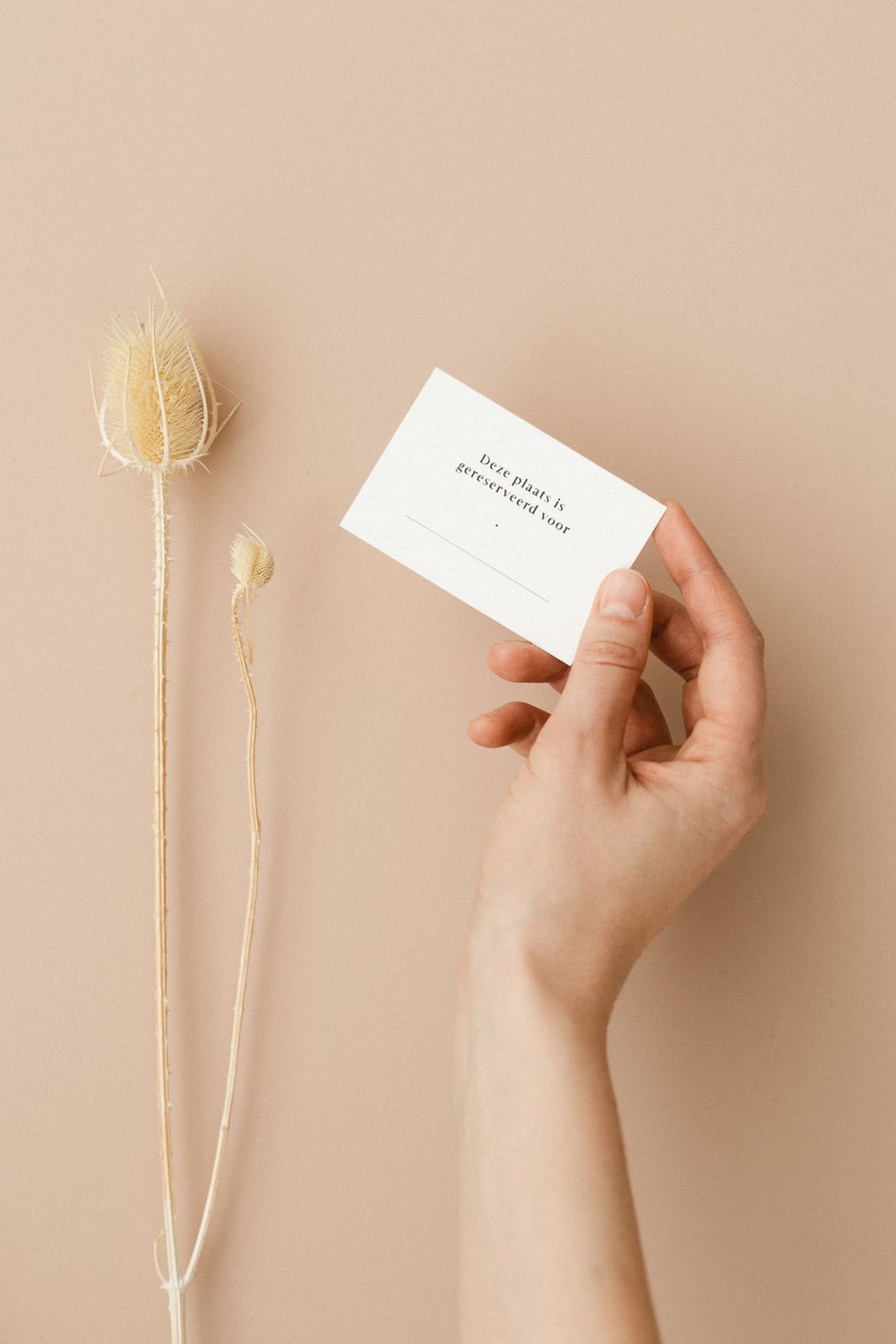 ‘Gereserveerd’ kaartjes set