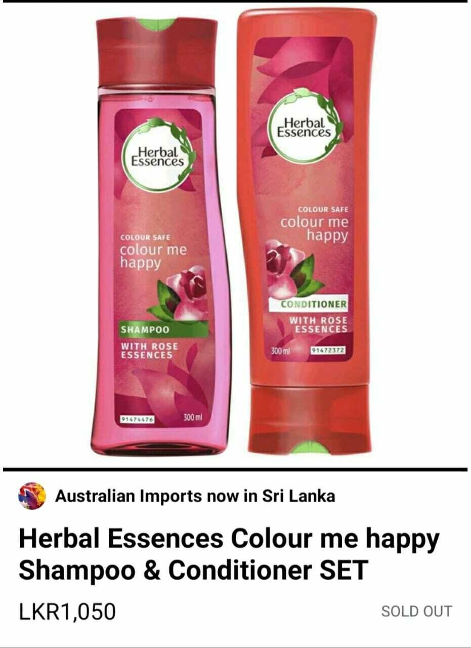 Herbal essences colour me happy shampoo and conditioner set