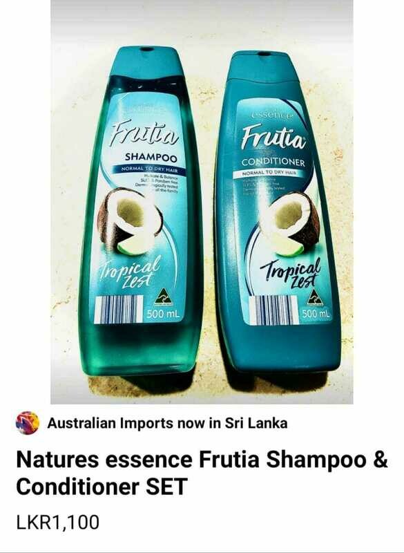 Natures essence frutia shampoo and conditioner set