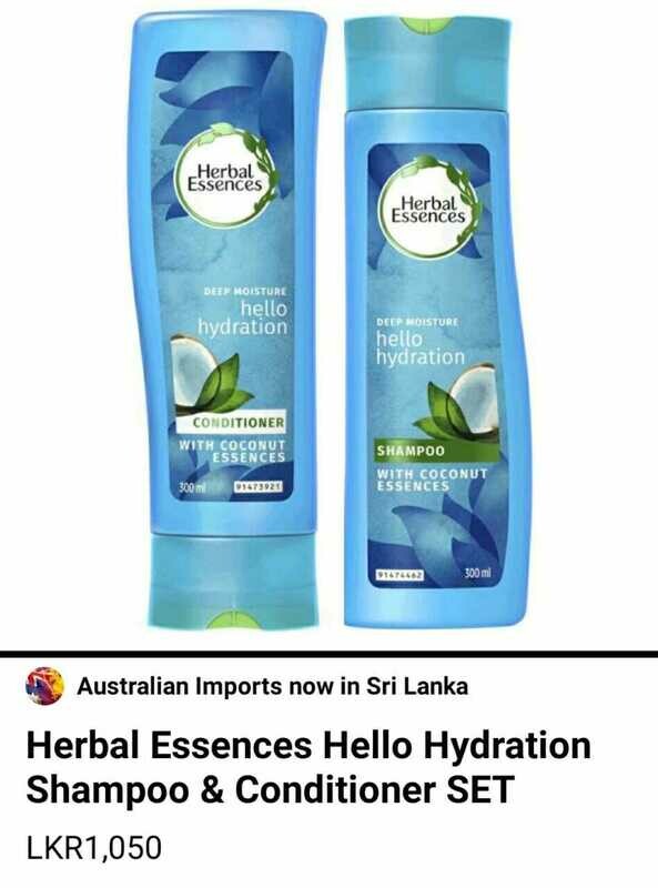 Herbal hessences hello Hydration shampoo and conditioner set